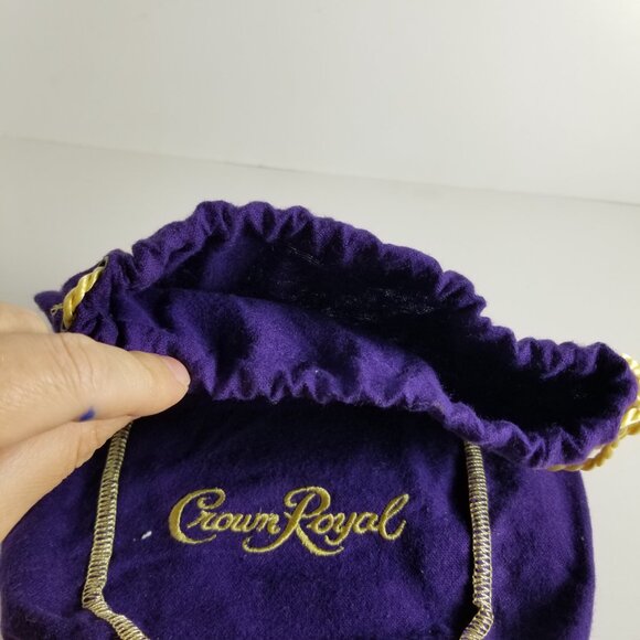 9" Crown Royal Purple Bag for craft, storage - Picture 5 of 7